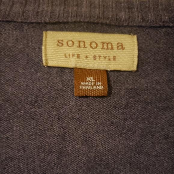 Men's v-neck sweater - Picture 3 of 13